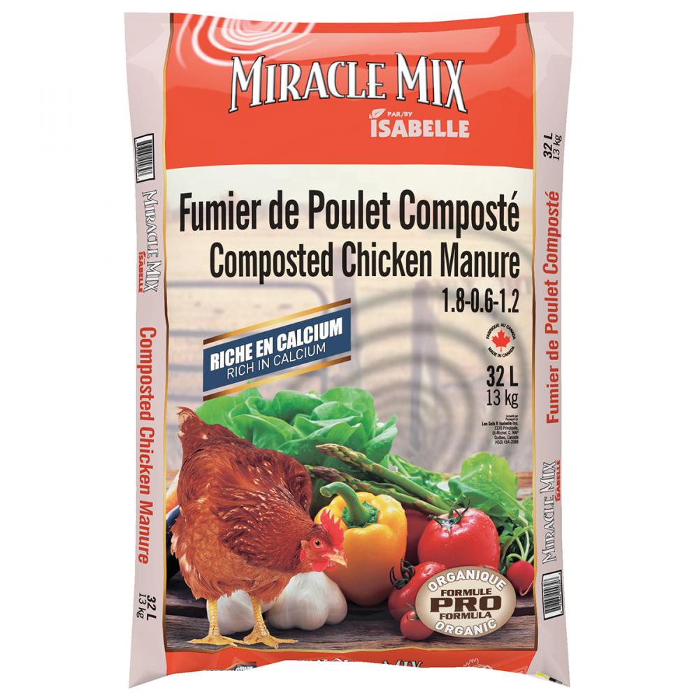 Miracle Mix Chicken Manure 32L