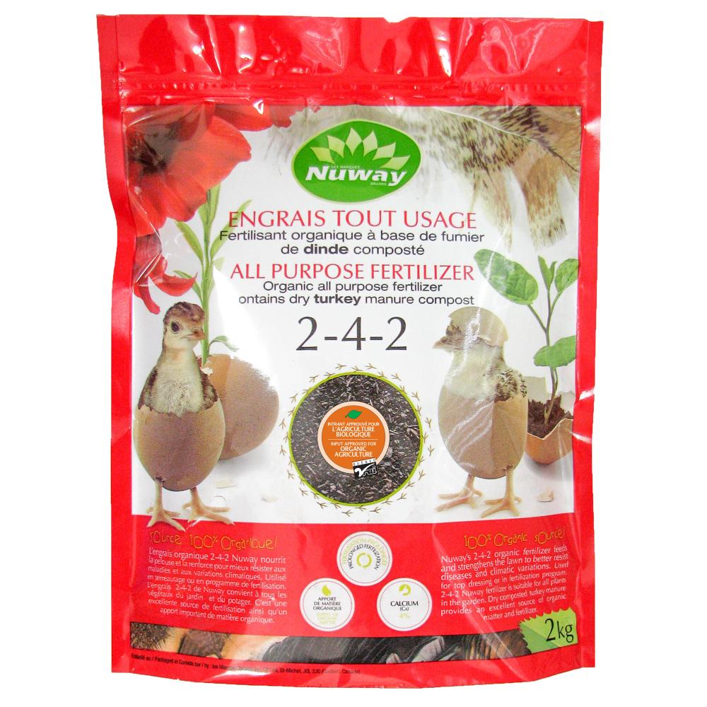 Nuway Turkey Manure Org/OCQV 2-4-2 2Kg