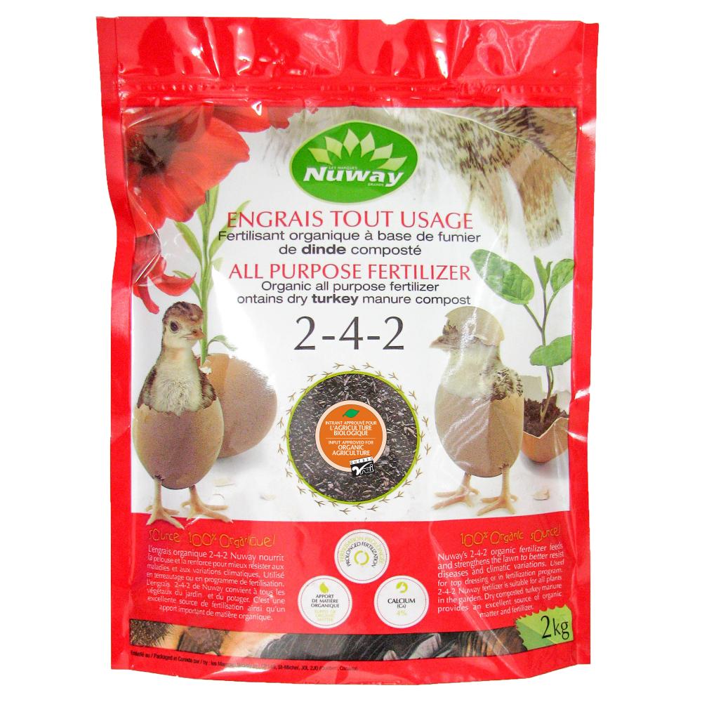 Nuway Turkey Manure Org/OCQV 2-4-2 9Kg