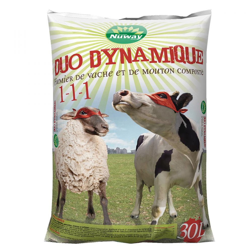 Nuway Dynamic Duo Cattle & Sheep Manure Compost 30L