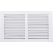 Toolway 110740 - Sidewall Return Air Grille Steel 14 x 6in White