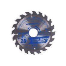 Toolway 111023 - Saw Blade Ripping & Framing 4½" (115mm) 20T 12000RPM Multi Purpose