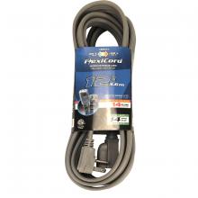 Toolway 140031 - Air Conditioner Extension Cord Indoor SPT-3 14/3 Single-Tap White 12ft/3.65m