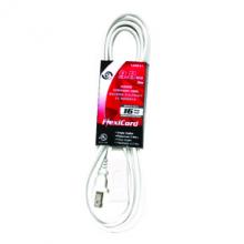 Toolway 140041 - Extension Cord Indoor SPT-2 16/2 3-Tap White 3m/10ft