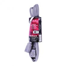 Toolway 140046 - Extension Cord Indoor All Purpose SPT-3 16/3 Single-Tap Grey 3m/9.8ft