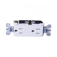 Toolway 140129 - Decora 15-Amp Duplex Receptacle White