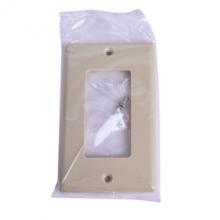 Toolway 140142 - Decora 1-Gang Wall Plate Ivory