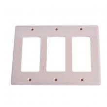 Toolway 140146 - Decora 3-Gang Wall Plate Ivory