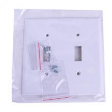 Toolway 140149 - 2 Gang Toggle switch plate White