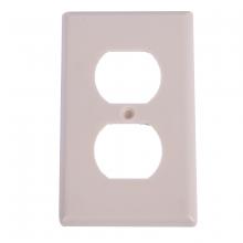 Toolway 140154 - 1 Gang Duplex recep. plate Ivory