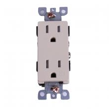 Toolway 140162 - Decora 15-Amp T/P Duplex Receptacle Ivory