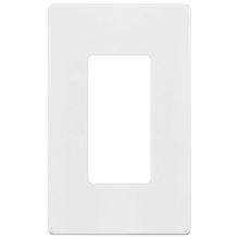 Toolway 140165 - Decora 1-Gang Screwless Wall Plate White