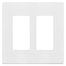 Toolway 140166 - Decora 2-Gang Screwless Wall Plate White