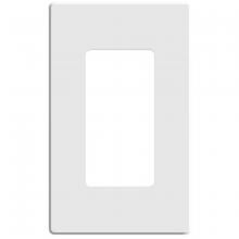 Toolway 140168 - Decora 1-Gang Screwless Wall Plate Mid Size White