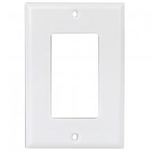 Toolway 140173 - Decora 1-Gang Wall Plate Mid Size White