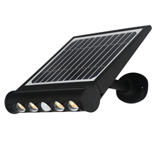 Toolway 140653 - LED Solar Multifunction Motion Light With 7-in-1 Mount Black