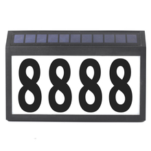 Toolway 140654 - LED Solar Home Number Sign