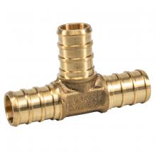 Toolway 151113 - 24PK Brass Pex Tee ¾in Barb x ¾in Barb x ¾in Barb Lead Free