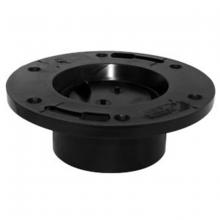 Toolway 151257 - Abs Floor Flange Fitting 4in x 3in Black