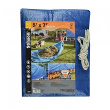 Toolway 180507 - Tarpaulin 5ft x 7ft Blue