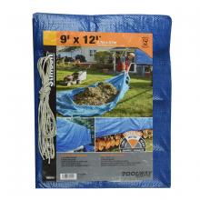 Toolway 180912 - Tarpaulin 9ft x 12ft Blue