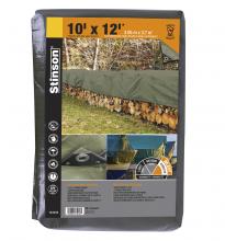 Toolway 181018 - Tarpaulin 10ft x 12ft Heavy Duty Green