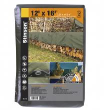 Toolway 181215 - Tarpaulin 12ft x 16ft Heavy Duty Green