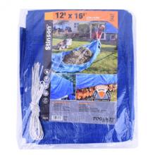 Toolway 181216 - Tarpaulin 12ft x 16ft Blue