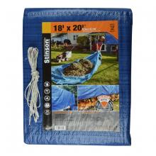 Toolway 181820 - Tarpaulin 18ft x 20ft Blue