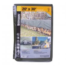 Toolway 182031 - Tarpaulin 20ft x 30ft Heavy Duty Green