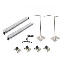 Toolway 182541 - Grow Light Kit EDJ 2xT5 LED Bulbs Stand & Hanger 10W 6400K 24in