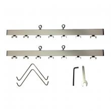 Toolway 182546 - Strip Hanger for EDJ/EDK Grow Light  Fixtures Holds up to 7 fixtures