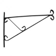 Toolway 184351 - Wallmount Bracket for Hanging Basket 14in Black