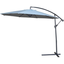 Toolway 184709 - Cantilever Offset Tiltable Umbrella 10ft Gray