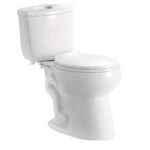 Toolway 188035 - Toilet Single Flush Elongated-Front 4.8L 2-Piece White