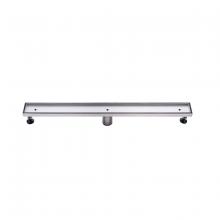 Toolway 188056 - Linear Shower Drain Tile-in 2in 24in x 3in x 3 1/8in