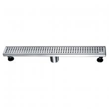 Toolway 188064 - Linear Shower Drain Sq. Grid 2in 36in x 3in x 3 1/8in