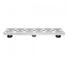 Toolway 188118 - Eco Linear Shower Drain Grill Grid 24in x 3in x 3-1/8in Brushed SS