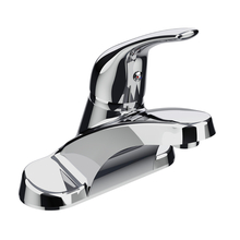 Toolway 188316 - Low Arc Bathroom Faucet 1-Handle Chrome Plated