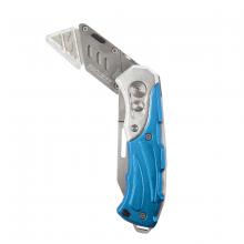 Toolway 190095 - Utility Knife HD Foldable Locking Blue with Drywall Saw