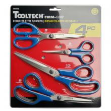 Toolway 360202 - 4PC Stainless Steel Scissors Set (5in, 8in, 8in, 10in)