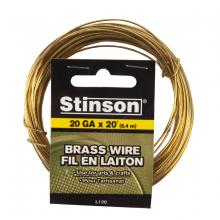 Toolway 412120 - Brass Tie Wire 20ga x 6.4m