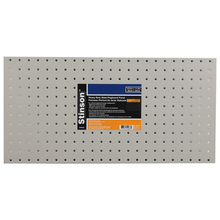 Toolway 454033 - Heavy Duty Steel Pegboard Panel 23.5in x 11.8in Gray