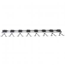 Toolway 454141 - Wall Mount Rack With 8 Grip Hooks 36in