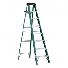 Toolway 530877 - LP-30877 Med.Duty Fiberglass Stepladder 8ft