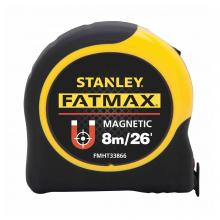 Toolway 533866 - Tape Measure 26ft/8m x 1¼in Metric/Imperial Magnetic Hook Fat Max