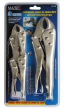 Toolway 707103 - 3PC Locking Pliers Set (7in and 10in)