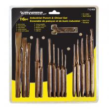 Toolway 712406 - 16 pc Mechanics Punch & Chisel Set