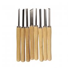 Toolway 712602 - 8 pc Wood Turning Chisel Set