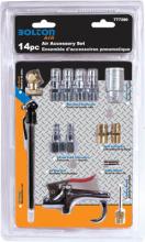 Toolway 777280 - 14pc Air Accessory Set Steel